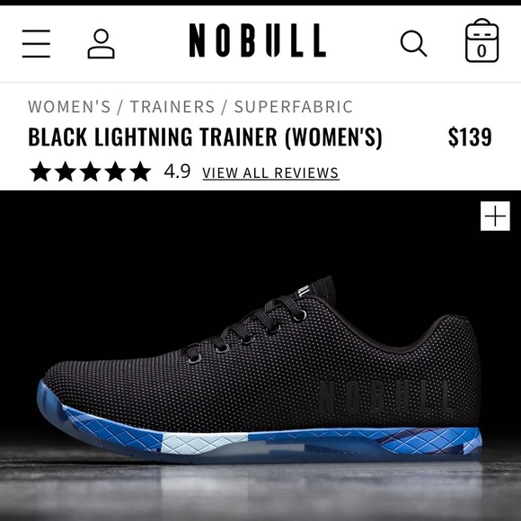 NOBULL Shoes - NoBull Project Black Lightening Trainer